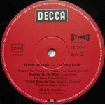 John Mayall ‎– Looking Back (2LP) 1969 Alman Dönem Baskı