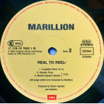 Marillion ‎– Real To Reel (Plak) 1984 Avrupa Baskı