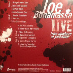 Joe Bonamassa – Live From Nowhere In Particular (2 x Vinyl) 2012 SIFIR