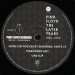 Pink Floyd – The Later Years 1987-2019 (2 x LP, Compilation) 2019 Europe, SIFIR