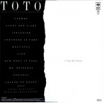 Toto – Isolation (LP) 1984 Avrupa