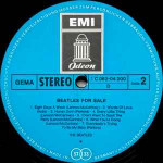 The Beatles ‎– Beatles For Sale (Plak) 1972 Alman Baskı