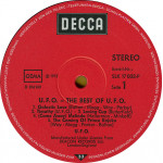 UFO – The Best Of UFO (LP) 1973 Germany