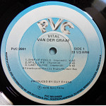 Van Der Graaf ‎– Vital (Plak) 1978 Live, USA Baskı