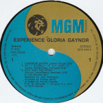 Gloria Gaynor – Experience Gloria Gaynor (LP) 1975 Belgium