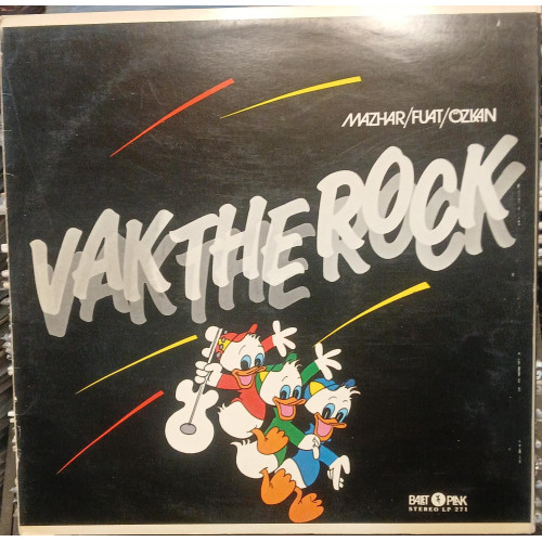 MFÖ - Mazhar / Fuat / Özkan – Vak The Rock (LP, İlk Baskı) 1986 Türkiye