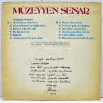 Müzeyyen Senar – Çilingir Sofrası 1978 (Dönem Baskı Plak) 1978 Türkiye