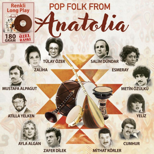 Pop Folk From Anatolia (Renkli Sıfır Plak) 2023 Pop Folk From Anatolia (Renkli Sıfır Plak) 2023