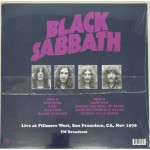 Black Sabbath – Live at Fillmore West, San Francisco, CA, Nov 1970 (Sıfır Plak) 2021 EU